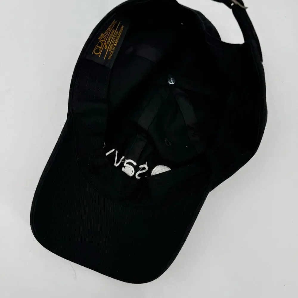 Savvi Hat NEW Black Cotton Adjustable NWOT The Classics Slideback Activewear